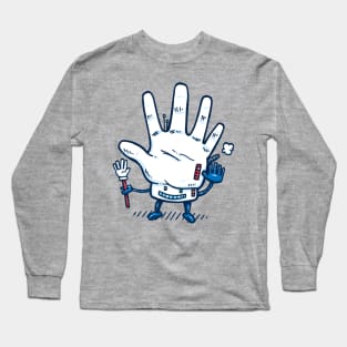 High five robot Long Sleeve T-Shirt